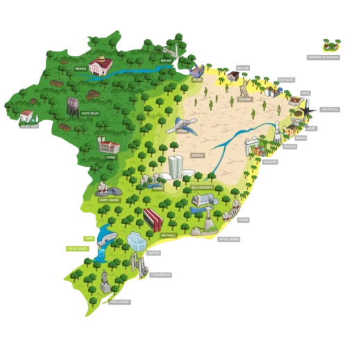 Brazil map